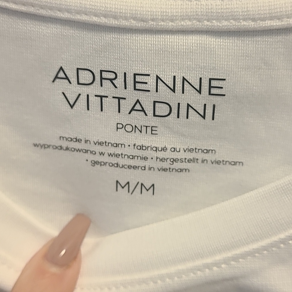 Adrienne Vitadini Ponte Knit Two Pack T-shirts - Picture 4 of 6